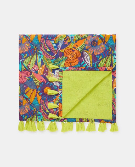 Multicoloured floral print kikoy