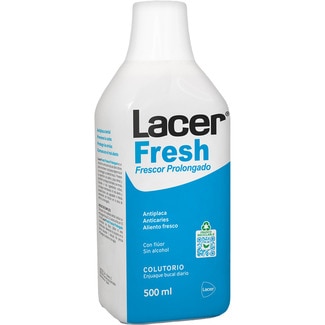 LACER Fresh enjuague bucal diario de efecto prolongado sin alcohol frasco 500 ml