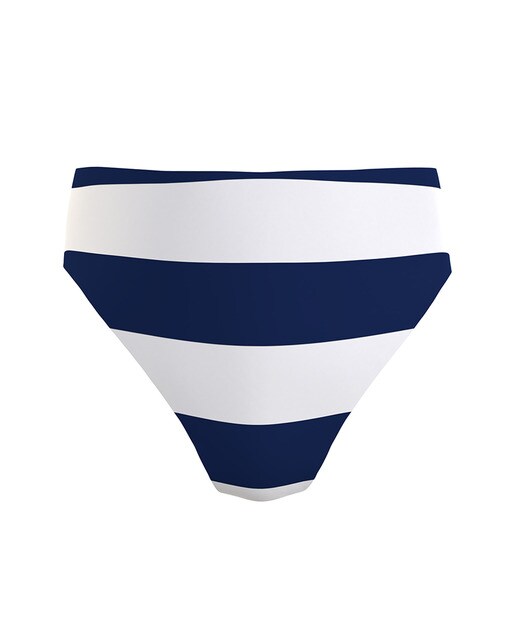 Bas de bikini rayé
