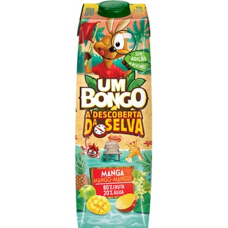 Um Bongo Néctar de Manga Tum-Tum embalagem 1 L