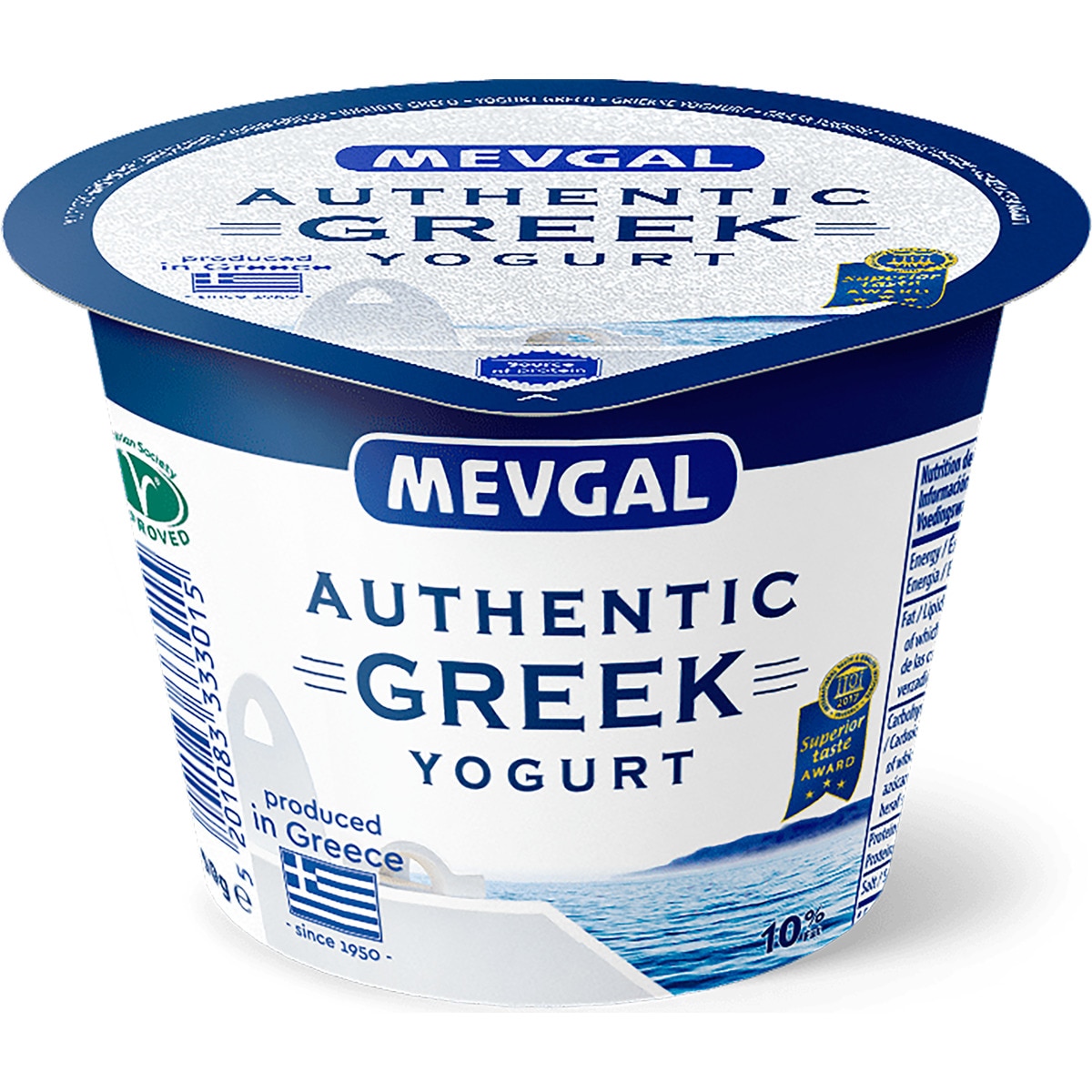 Iogurte Grego 10 embalagem 150 g · Mevgal · Supermercado El Corte