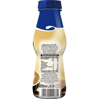 Bebida láctea de café original con leche sin gluten botella 220 ml - Puleva Seleccion