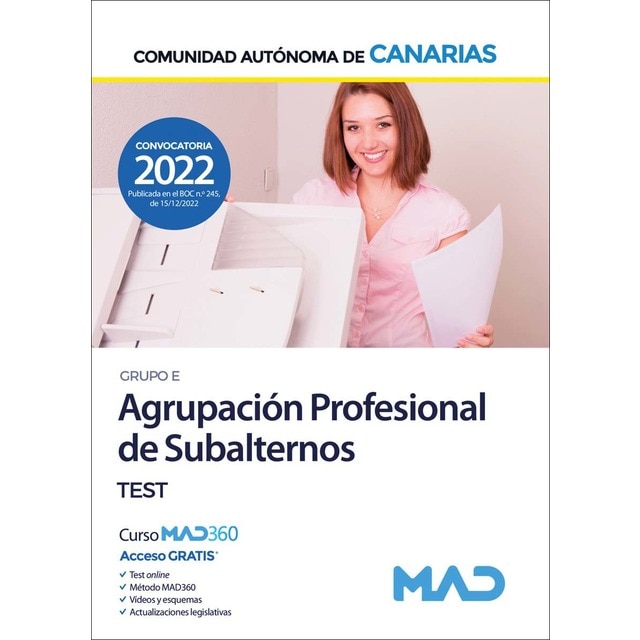 Agrupación Profesional de Subalternos (Grupo E) de la Administración Pública de la Comunidad Aut (Tapa blanda)