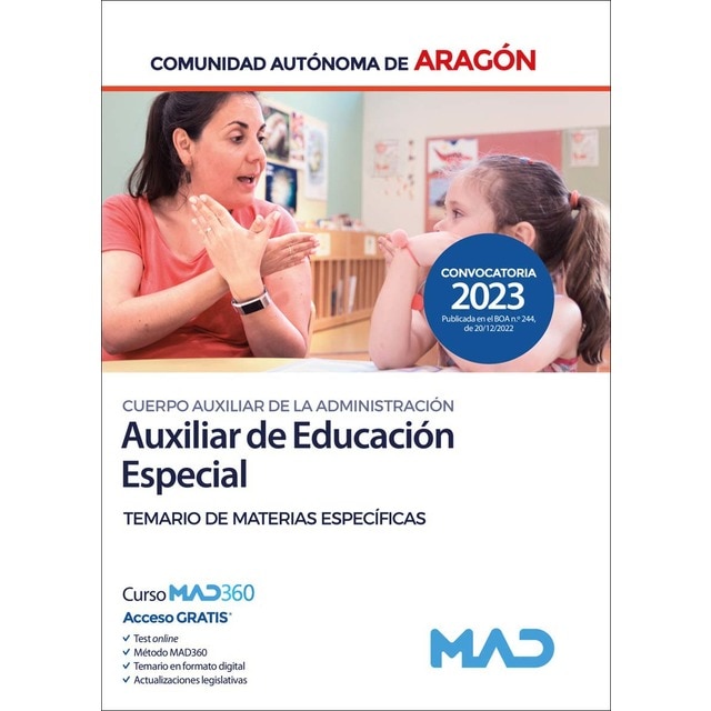 Cuerpo Auxiliar de la Administración de la Comunidad Autónoma de Aragón, Escala de Auxiliares Facult (Tapa blanda)