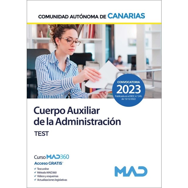 Cuerpo Auxiliar Comunidad Autonoma De Canarias