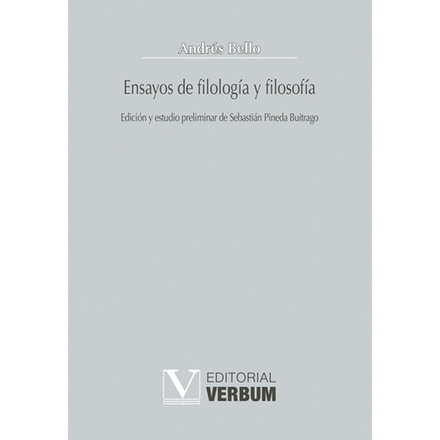 Imagem 0 de Andrés Bello: Ensayos de filología y filosofía (Capa mole)