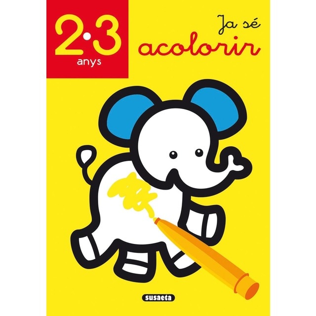 Ja sé acolorir 2-3 anys