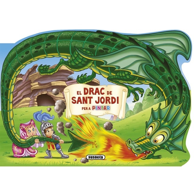 El drac de Sant Jordi per a pintar