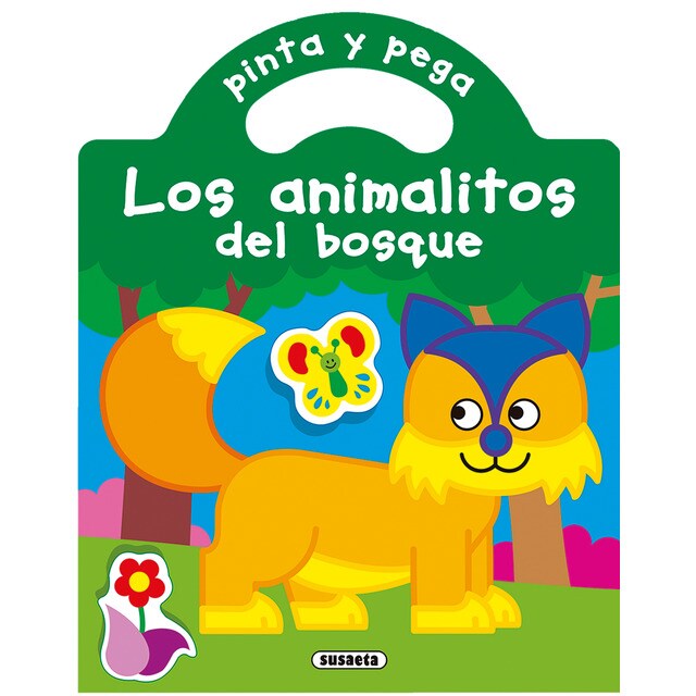 Pinta y pega los animalitos del bosque