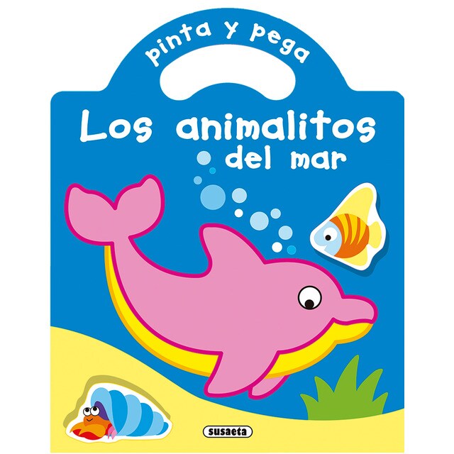 Pinta y pega los animalitos del mar