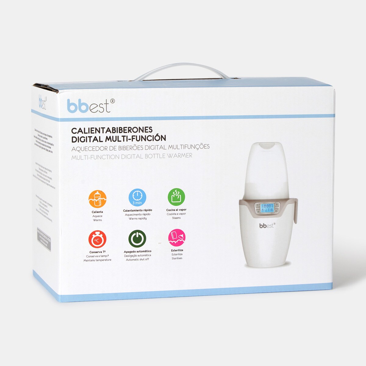 Aquecedor de Biberões e Esterilizador 2 em 1 Branco-3