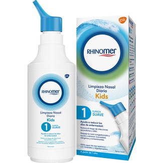 RHINOMER Fuerza suave 1 agua de mar para la limpieza nasal de potencia suave spray 115 ml