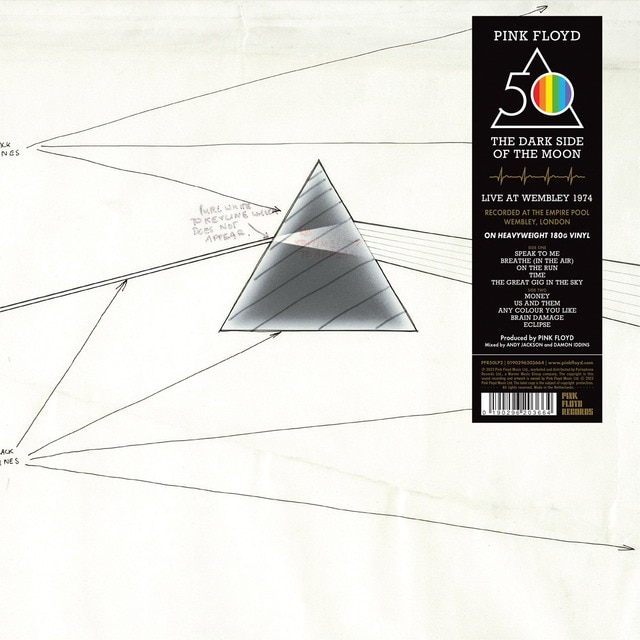 The Dark Side Of The Moon- Live at Wembley 1974 (2023 master) (LP-Vinilo)