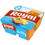 Gelatine mit Tropengeschmack 0% Zuckerzusatz glutenfrei 4er-Pack Einheiten 90 g