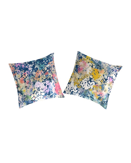 Funda almohada estampada florette 65x65(2) cm