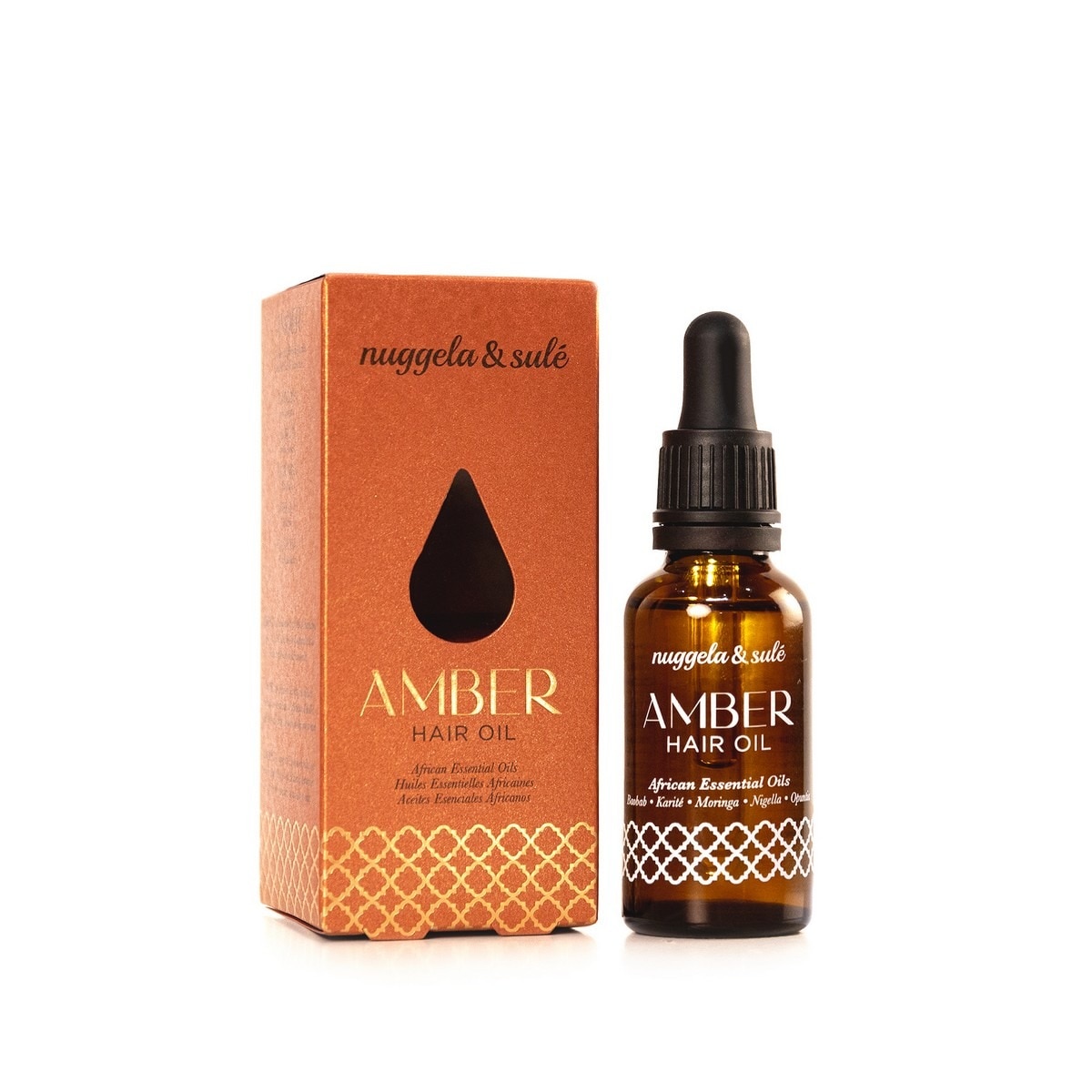 Imagem 0 de Amber Hair Oil - Uma seleção de óleos Milenares Africanos para o cuidado do cabelo - 30 ml