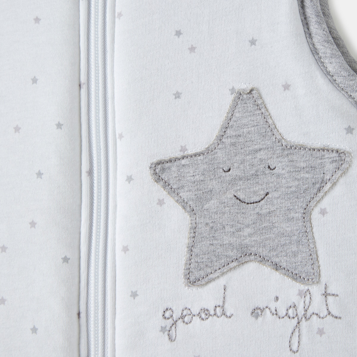 Manta de Pijama Warmy Basic 18-36 m Estrelas Cinzento-3