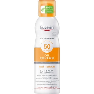 EUCERIN Sun Spray Dry Touch Transparente Sonnenschutz LSF-50+ für empfindliche Haut Spray 200 ml