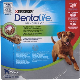 Dentalife Snack para Cão Large 36 Sticks embalagem 1272 g