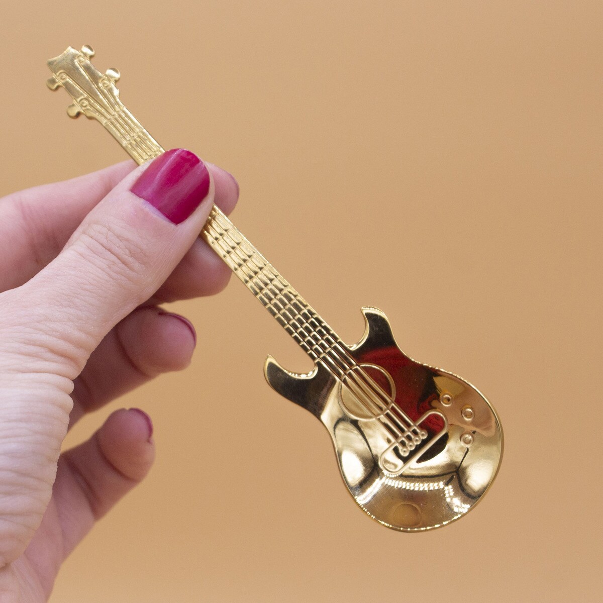 Colheres na Forma de Guitarra Coffee & Rock 8