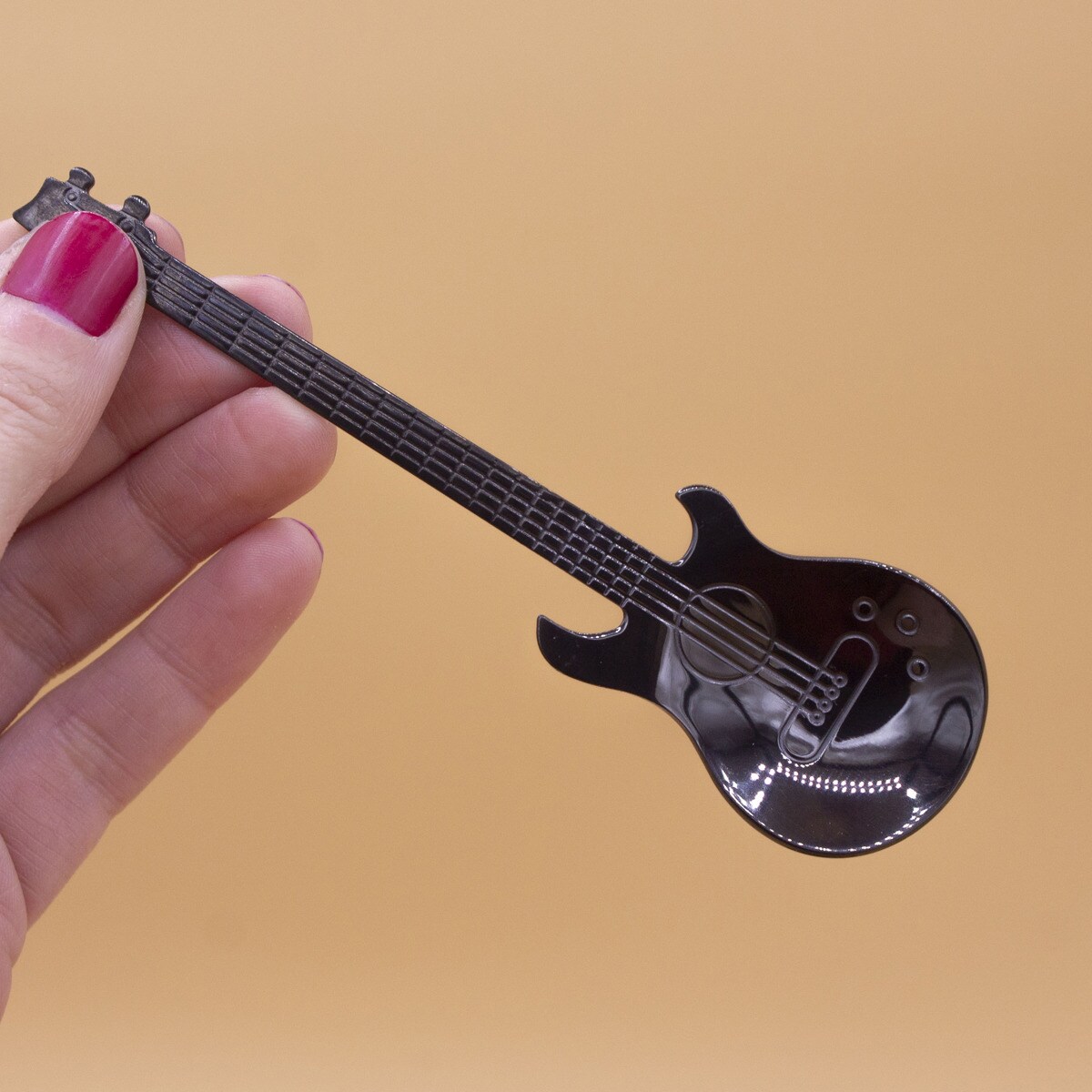Colheres na Forma de Guitarra Coffee & Rock 6