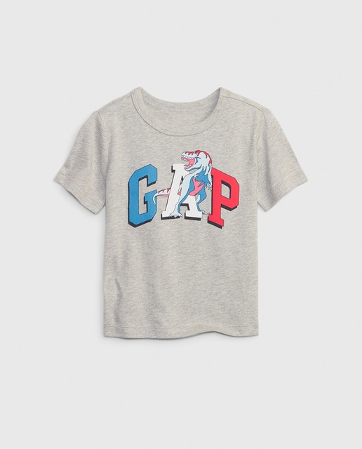 Camiseta de niño con manga corta y estampado delantero