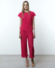 Pantalon plissé basique