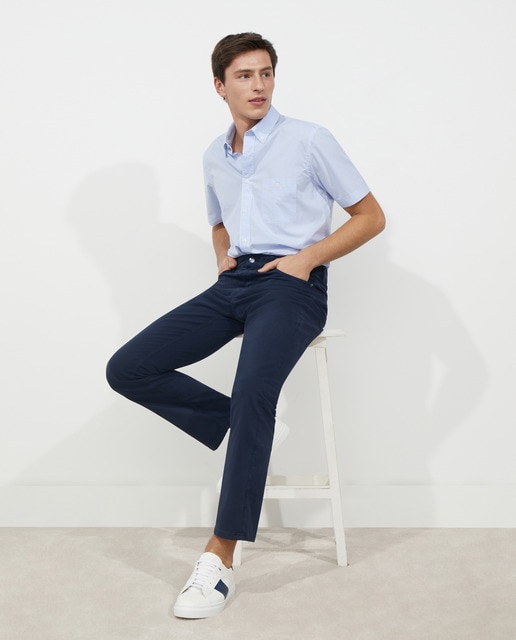 Pantalón hombre cinco bolsillos color  classic