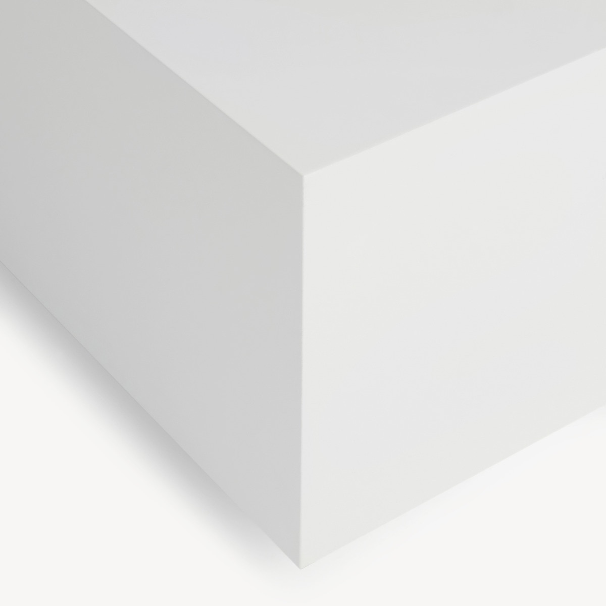 Mesa de Centro Quadrada em Brilho Ovar Branco brilho-4