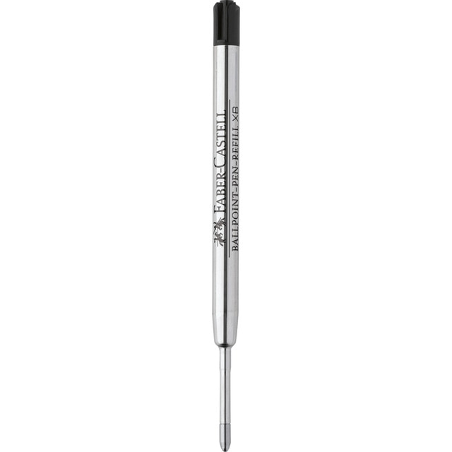 Recambio de bolígrafo escritura XB Faber-Castell negro.