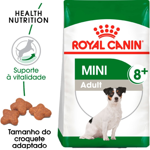 Ração para Cão Mini Adulto + 8 Anos embalagem 2 kg