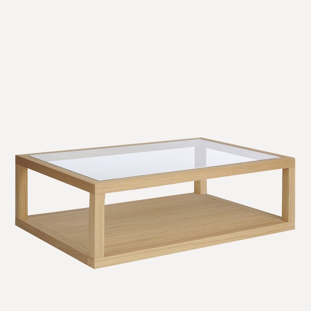 Mesa de centro rectangular de madera de roble Sintra I El Corte Inglés