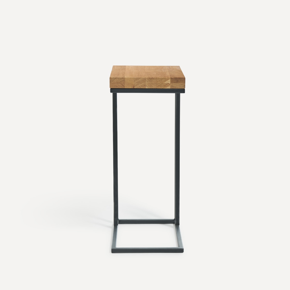 Mesa Auxiliar de Carvalho Calia Preto / Natural-3