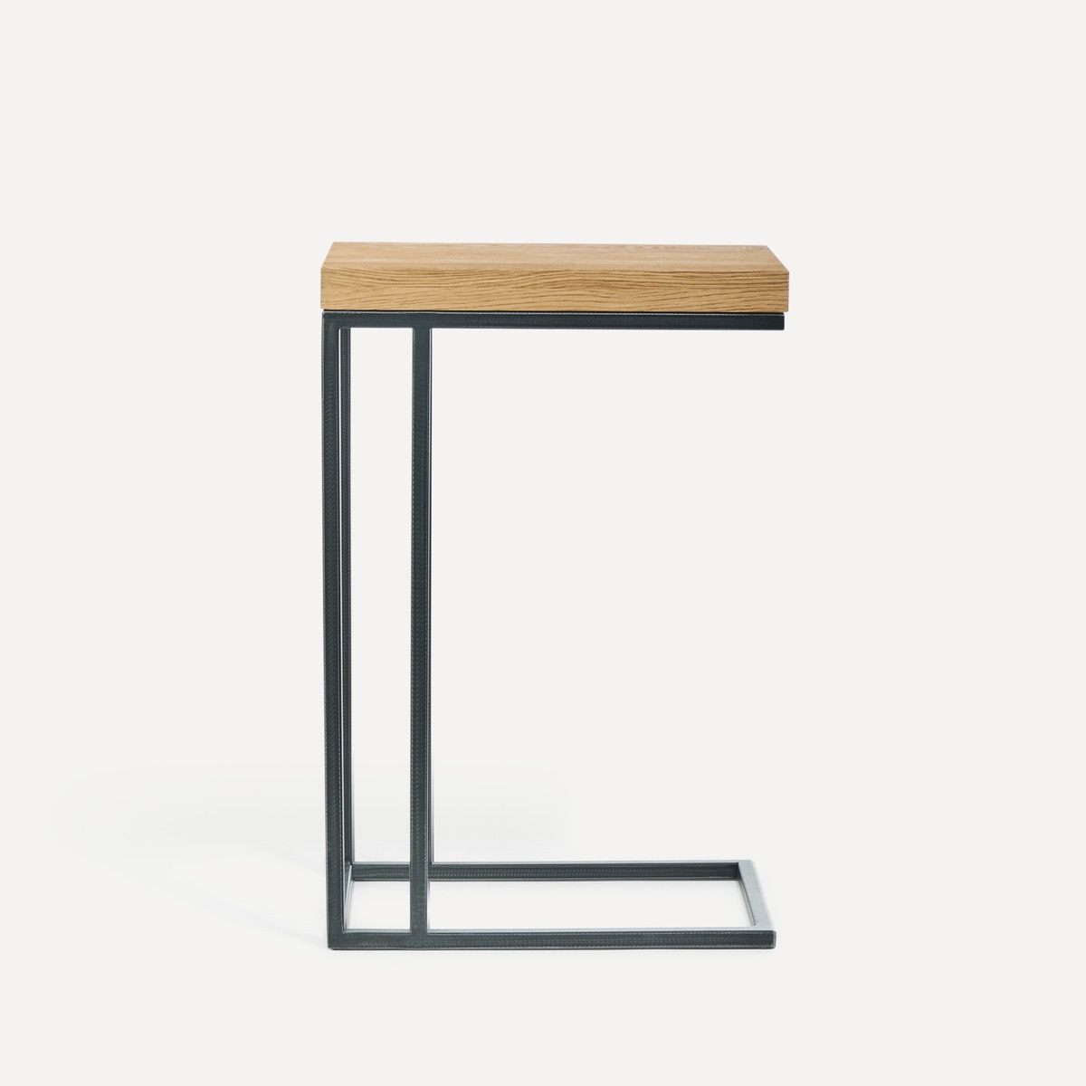 Mesa Auxiliar de Carvalho Calia Preto / Natural-2