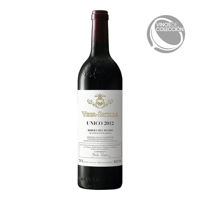 Vino tinto Vega Sicilia Unico 2012 Ribera del Duero