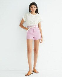Short femme 5 poches dad fit