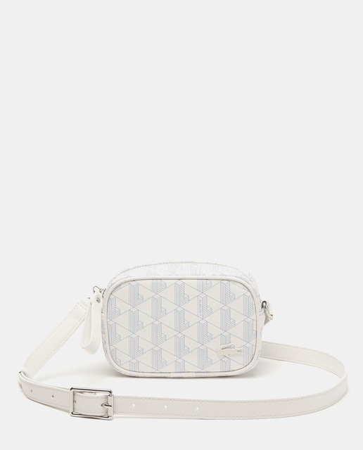 Mini white crossbody bag with front pocket · Women's fashion · El Corte