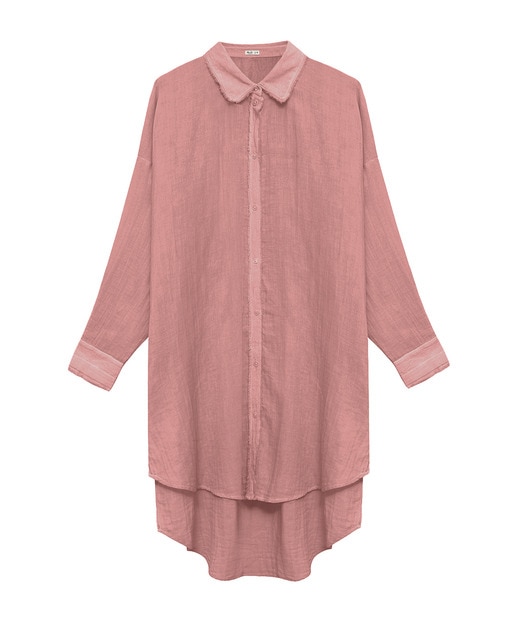 Sobrecamisa en color rosado