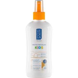 Veckia Protetor Solar Loção Crianças em Spray FP 50+ embalagem 200 ml