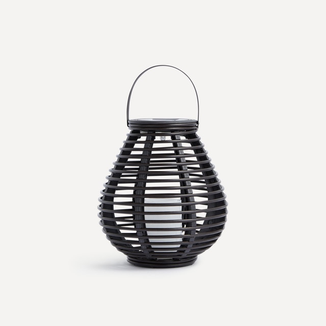 Farol solar con luz LED negro El Corte Inglés