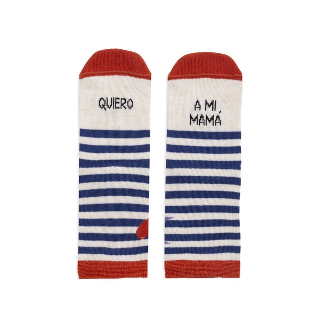 Calcetines mini UO Quiero a mi mamá (marinero).