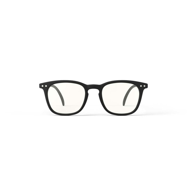 Gafas de luz azul para niños de 5 a 10 años Izipizi #E forma trapecio negro.
