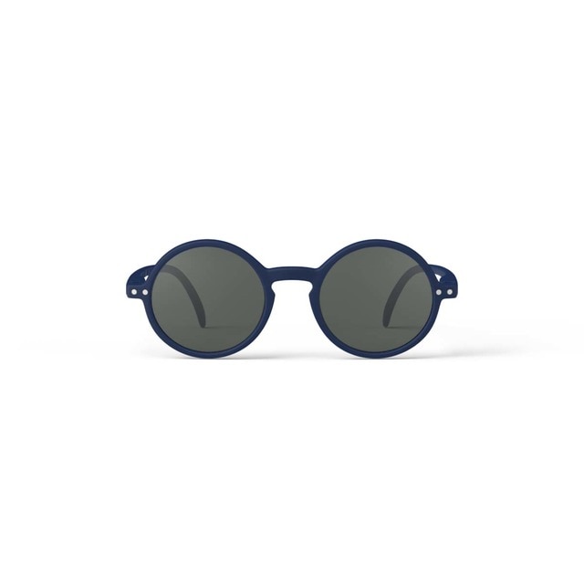 Gafas de sol para niños de 5 a 10 años Izipizi #G forma redonda azul marino.