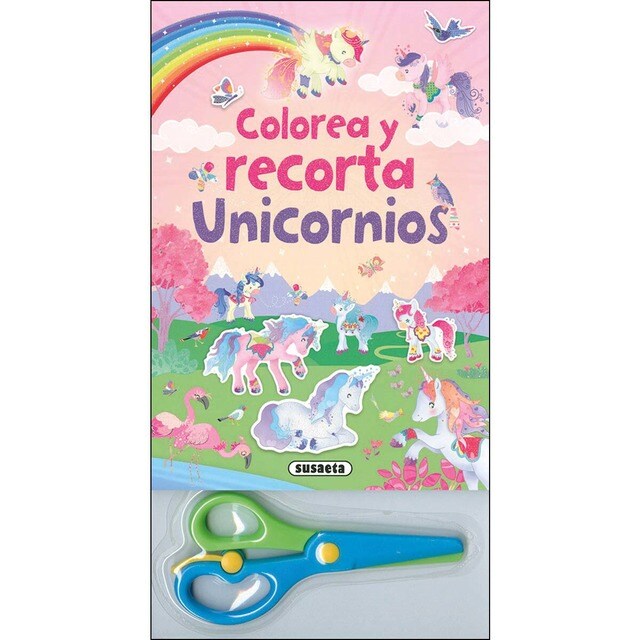 Colorea Y Recorta Unicornios