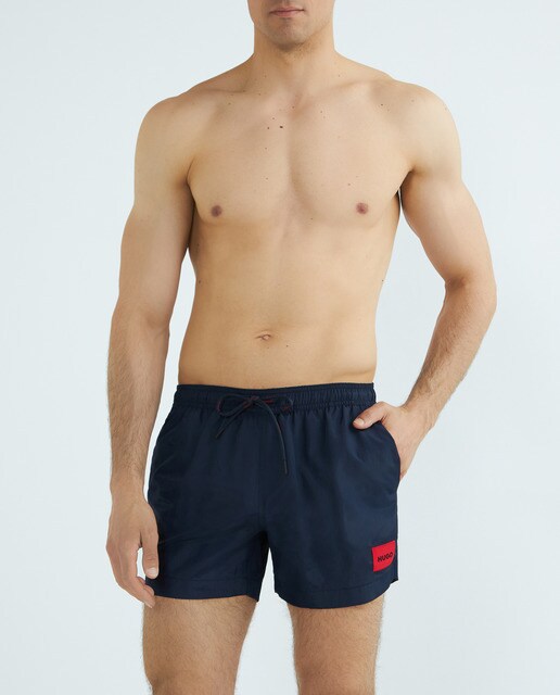 Maillot de bain uni homme avec poches