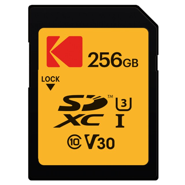 Tarjeta de memoria Kodak SDXC 256GB, Clase 10 U3