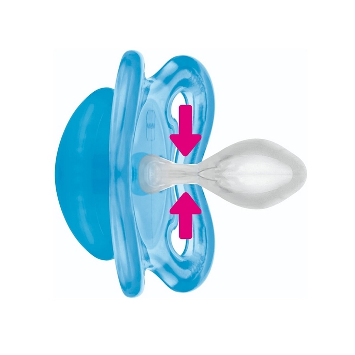 Chupeta Supreme Night 2-6M Silicone - 1 Unidade Azul-2
