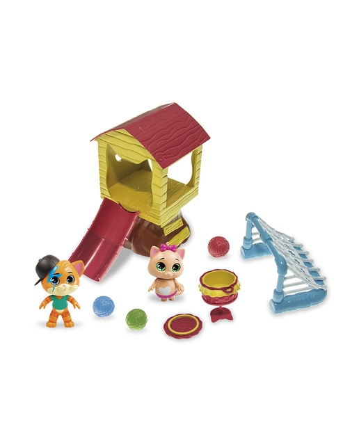 Playset casa del árbol 44 gatos