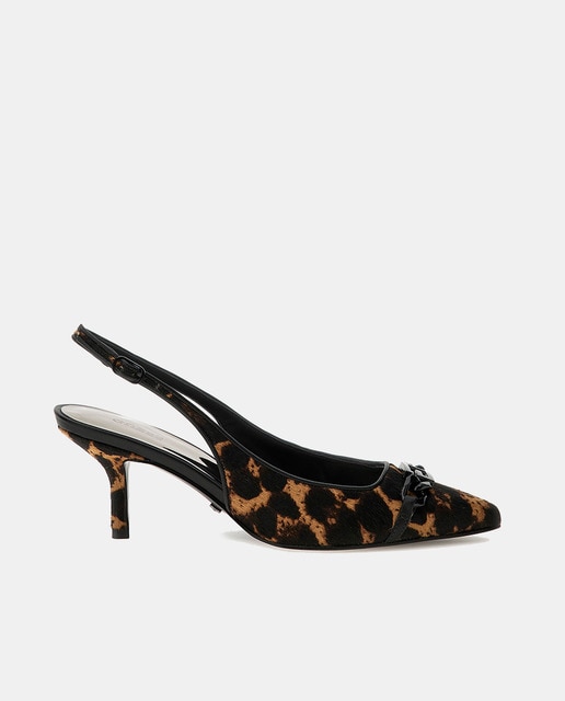 Zapatos de salón Sdinay de mujer destalonados con estampado y tacón de aguja
