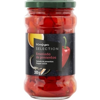 EL CORTE INGLES SELECTION Paprikasalat Flacon 250 g netto Abtropfgewicht